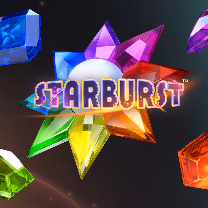 Starburst - Klassinen NetEnt-kolikkopeli laajentuvilla wildeilla ja molempiin suuntiin voitoilla